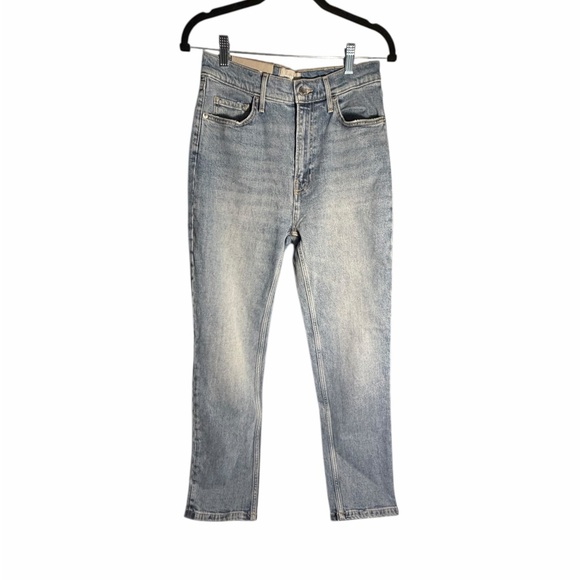 Everlane Denim - NWT Everlane High Waist Straight Original Cheeky Light Wash Denim Jeans Sz 27